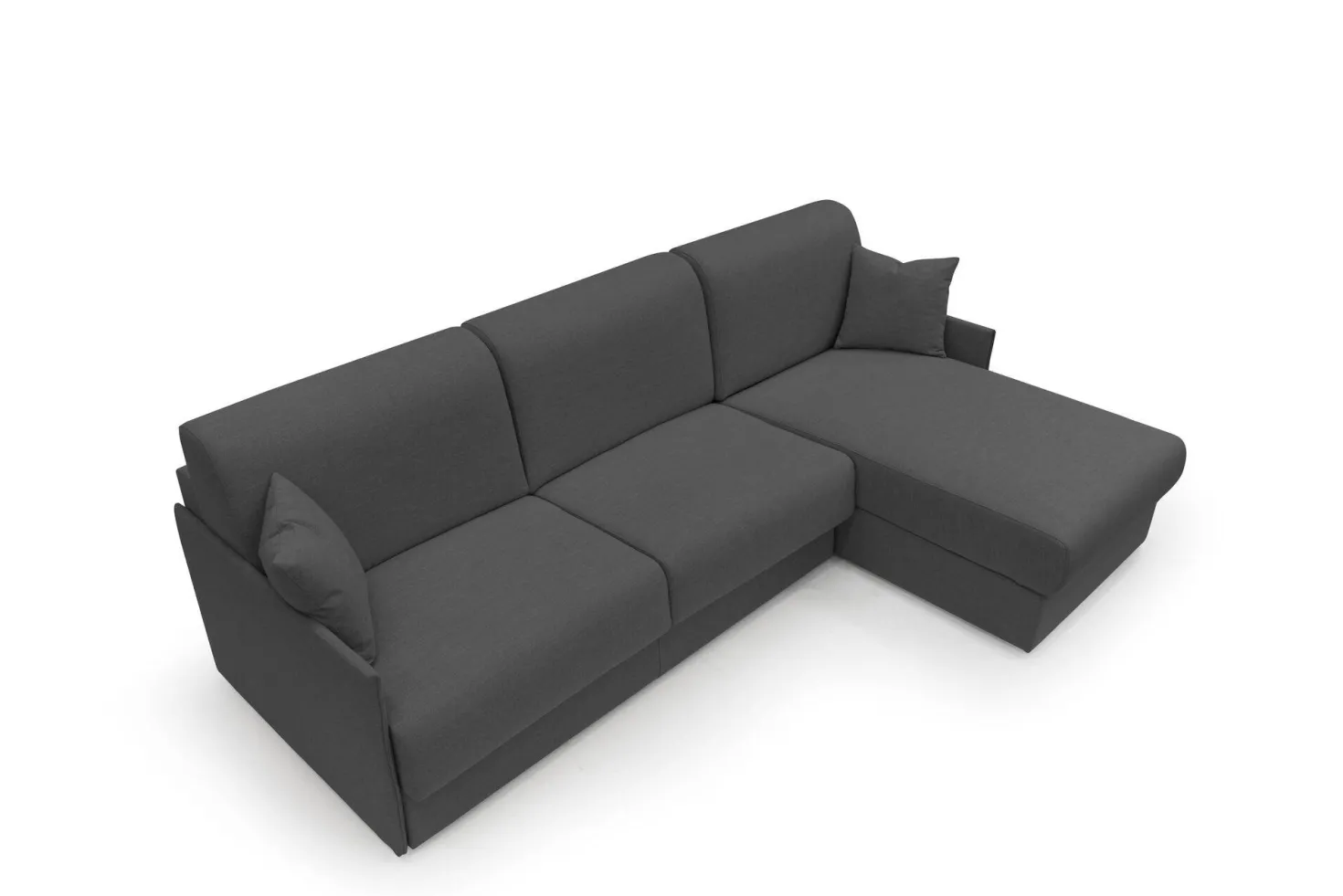 Canapé d'angle convertible et réversible tissu recyclé déhoussable Arthur