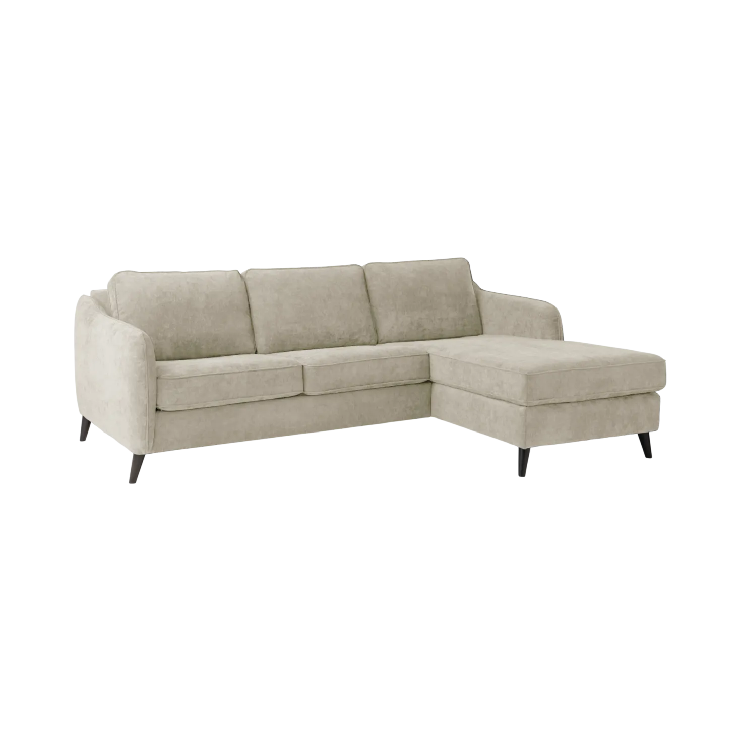 Canapé d'angle convertible tissu Prince