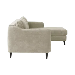 Canapé d'angle convertible tissu Prince