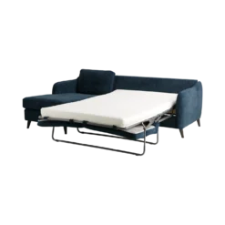 Canapé d'angle convertible tissu Prince