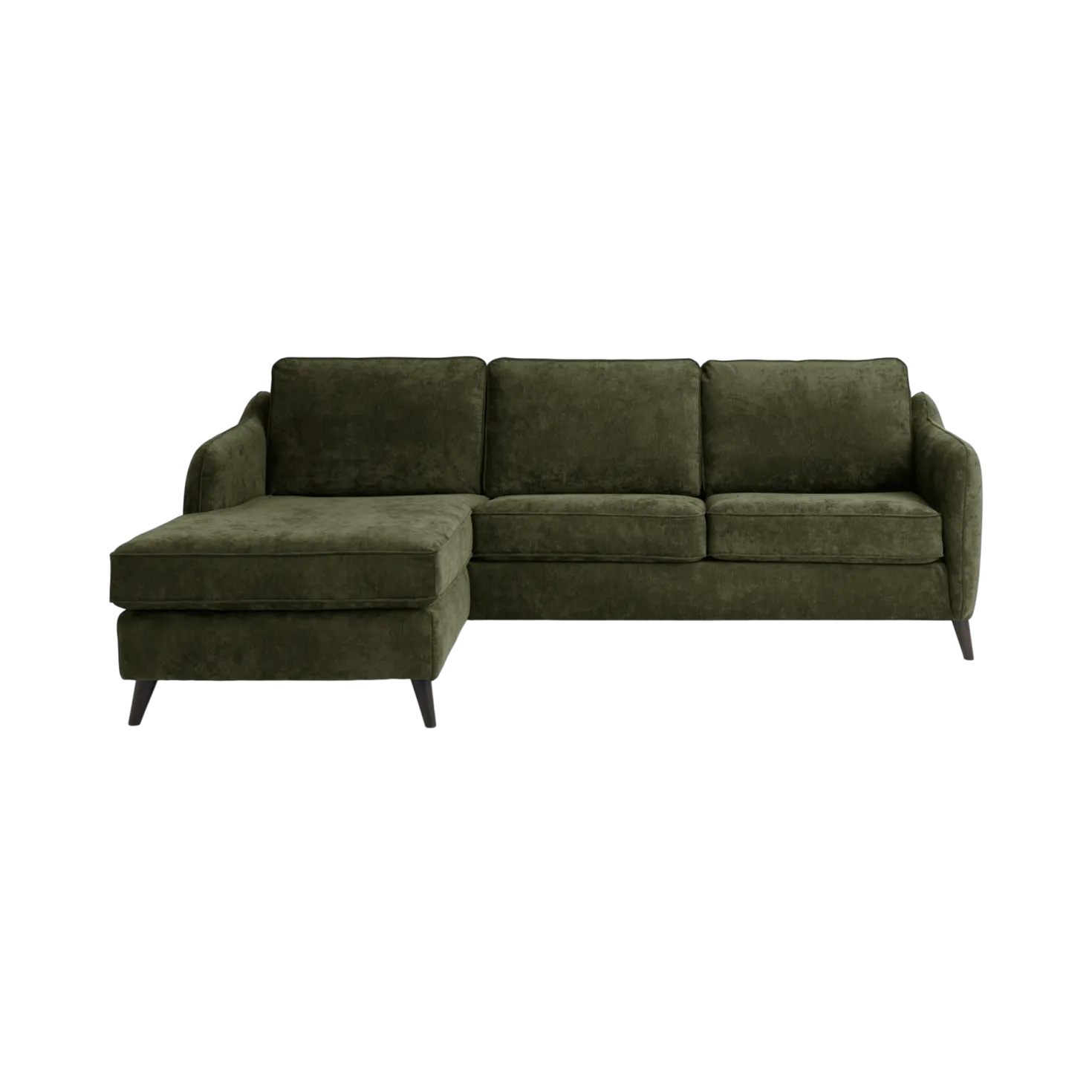 Canapé d'angle convertible tissu Prince
