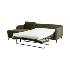 Canapé d'angle convertible tissu Prince