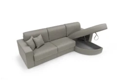 Canapé d'angle convertible tissu déhoussable Aubin