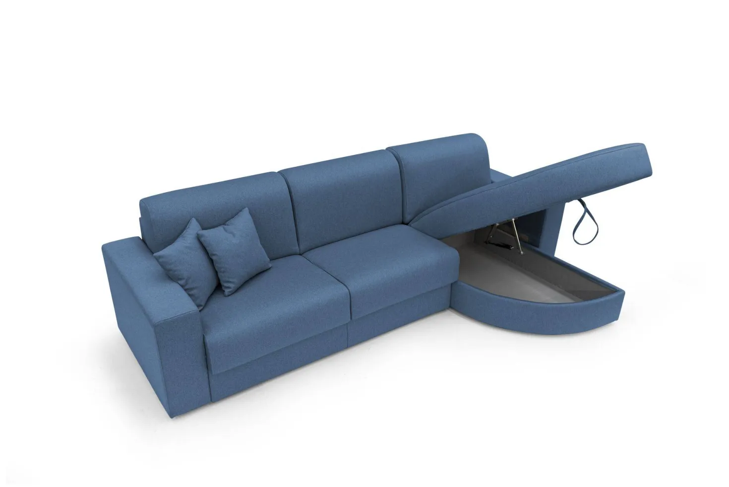 Canapé d'angle convertible tissu déhoussable Aubin