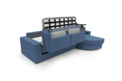 Canapé d'angle convertible tissu déhoussable Aubin