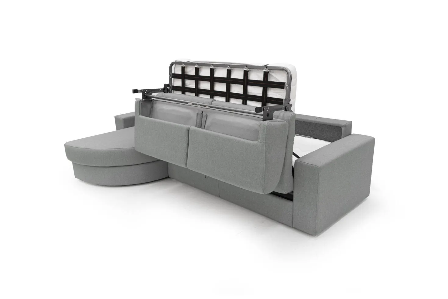 Canapé d'angle convertible tissu déhoussable Aubin