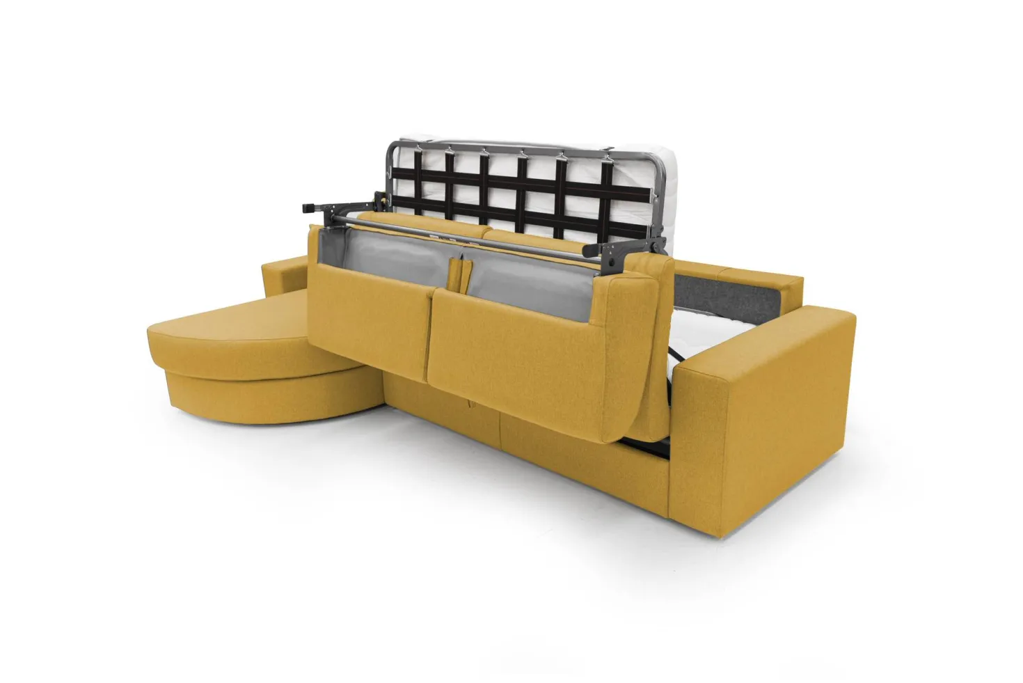 Canapé d'angle convertible tissu déhoussable Aubin