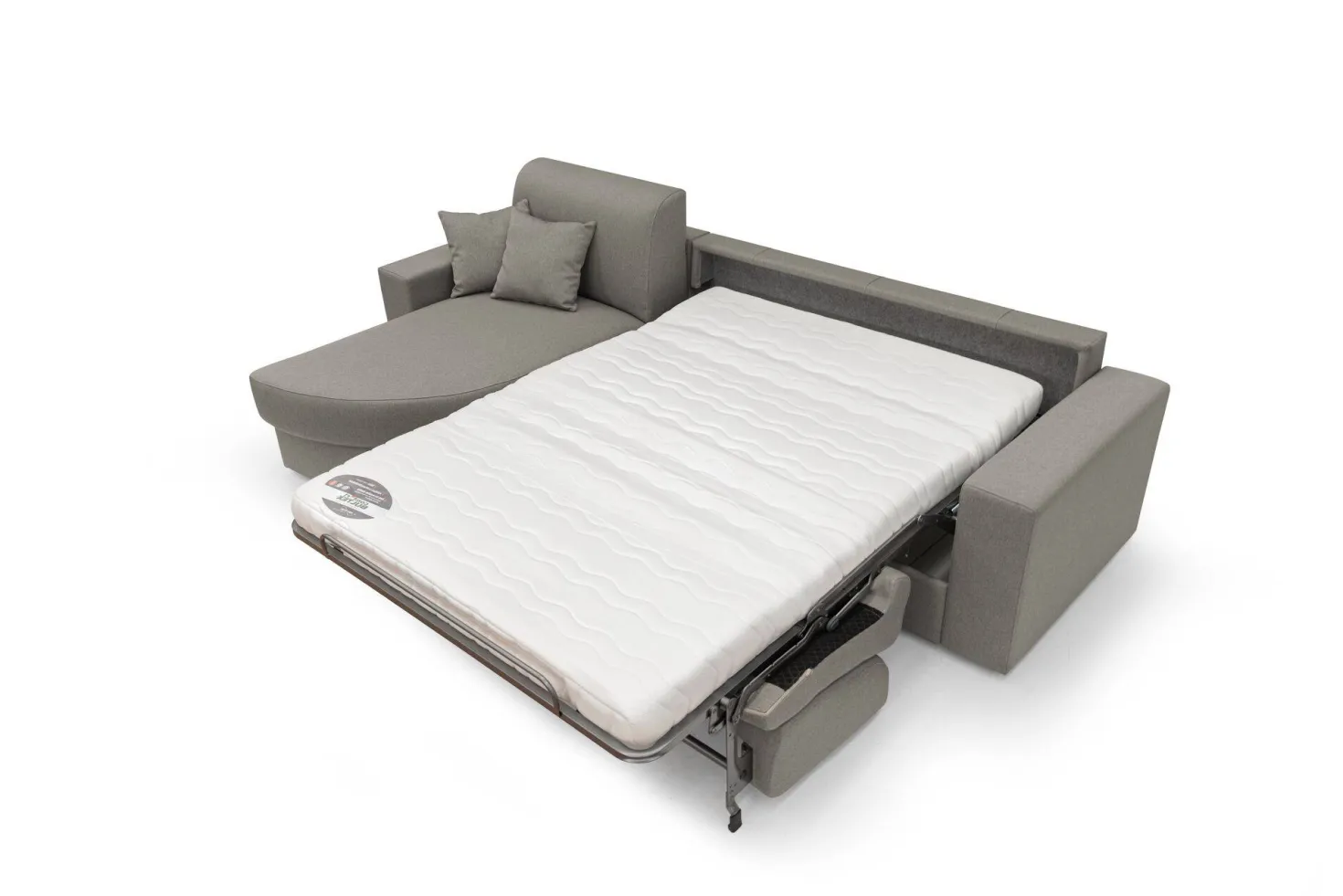 Canapé d'angle convertible tissu déhoussable Aubin