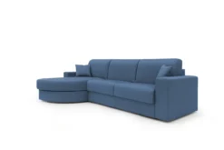 Canapé d'angle convertible tissu déhoussable Aubin
