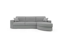 Canapé d'angle convertible tissu déhoussable Aubin