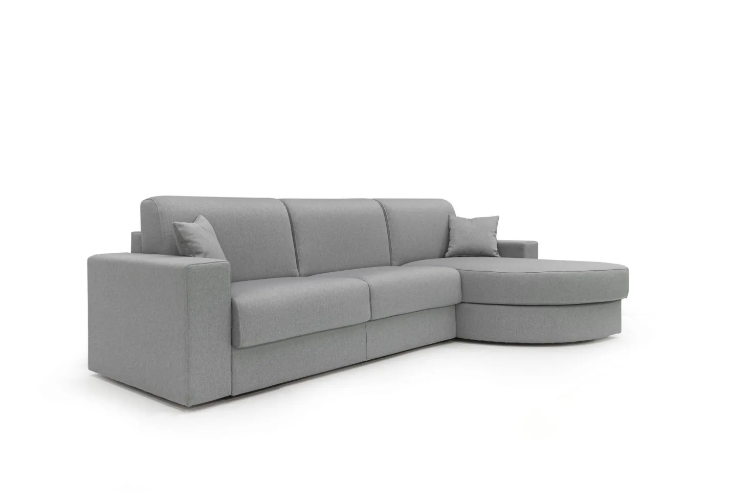 Canapé d'angle convertible tissu déhoussable Aubin