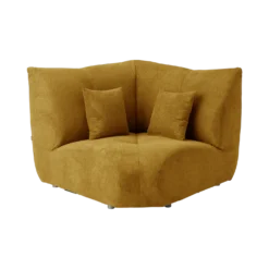 Canapé d'angle modulable tissu Benny