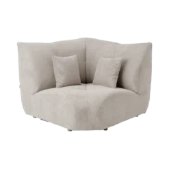 Canapé d'angle modulable tissu Benny