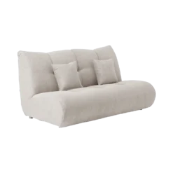 Canapé d'angle modulable tissu Benny