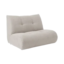 Canapé d'angle modulable tissu Benny