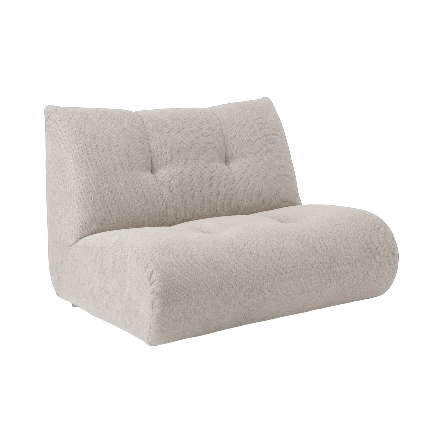 Canapé d'angle modulable tissu Benny