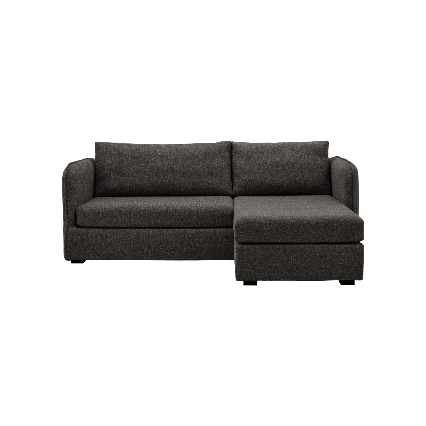 Canapé d'angle réversible compact tissu Maël