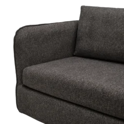 Canapé d'angle réversible compact tissu Maël