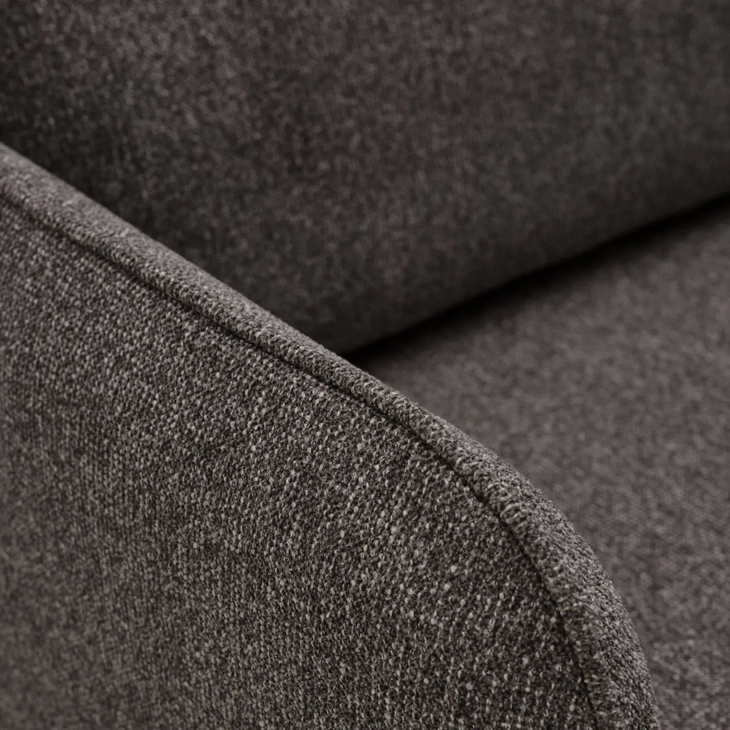 Canapé d'angle réversible compact tissu Maël