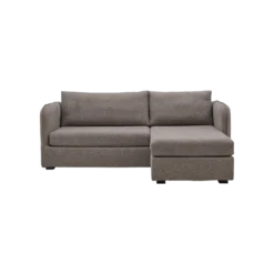 Canapé d'angle réversible compact tissu Maël