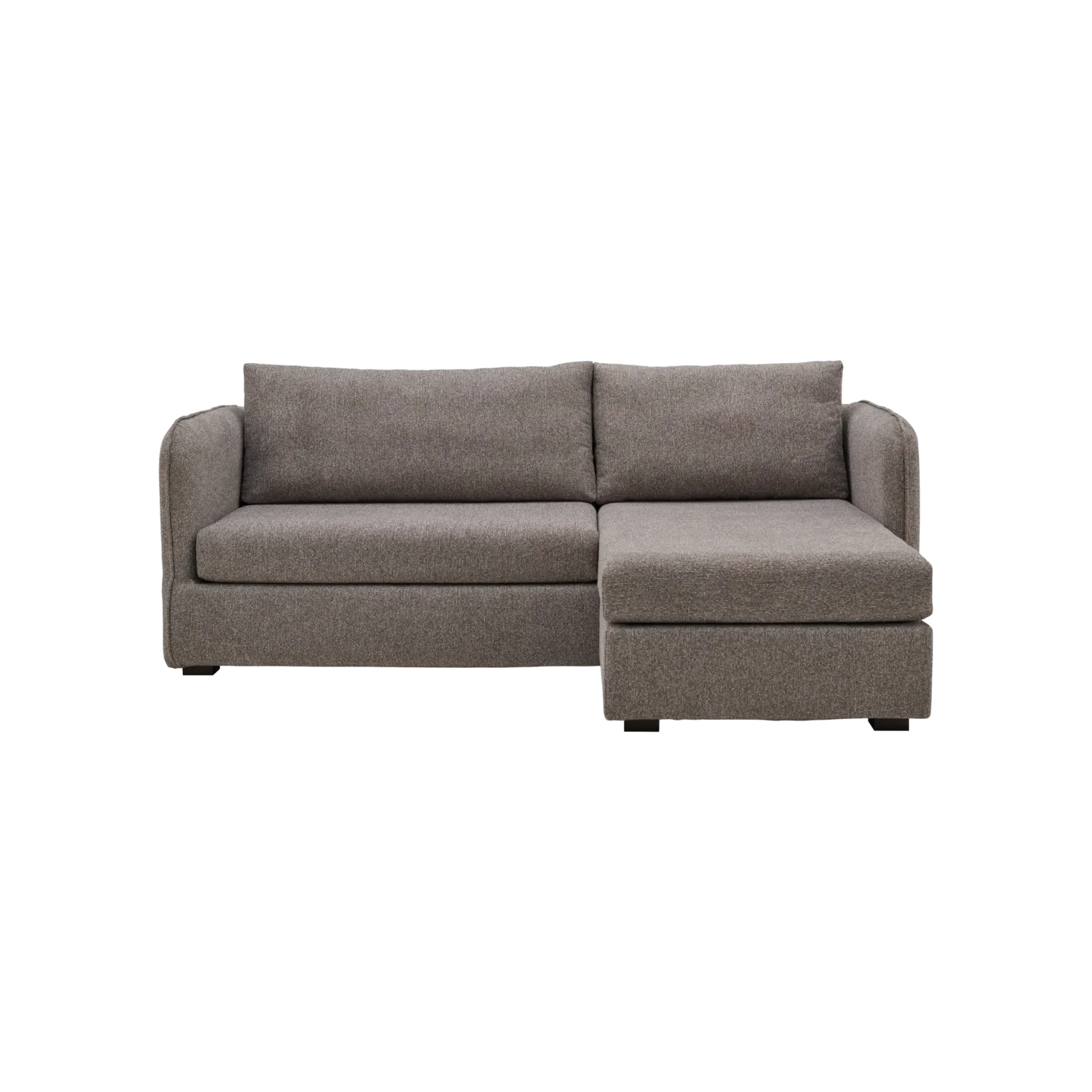 Canapé d'angle réversible compact tissu Maël