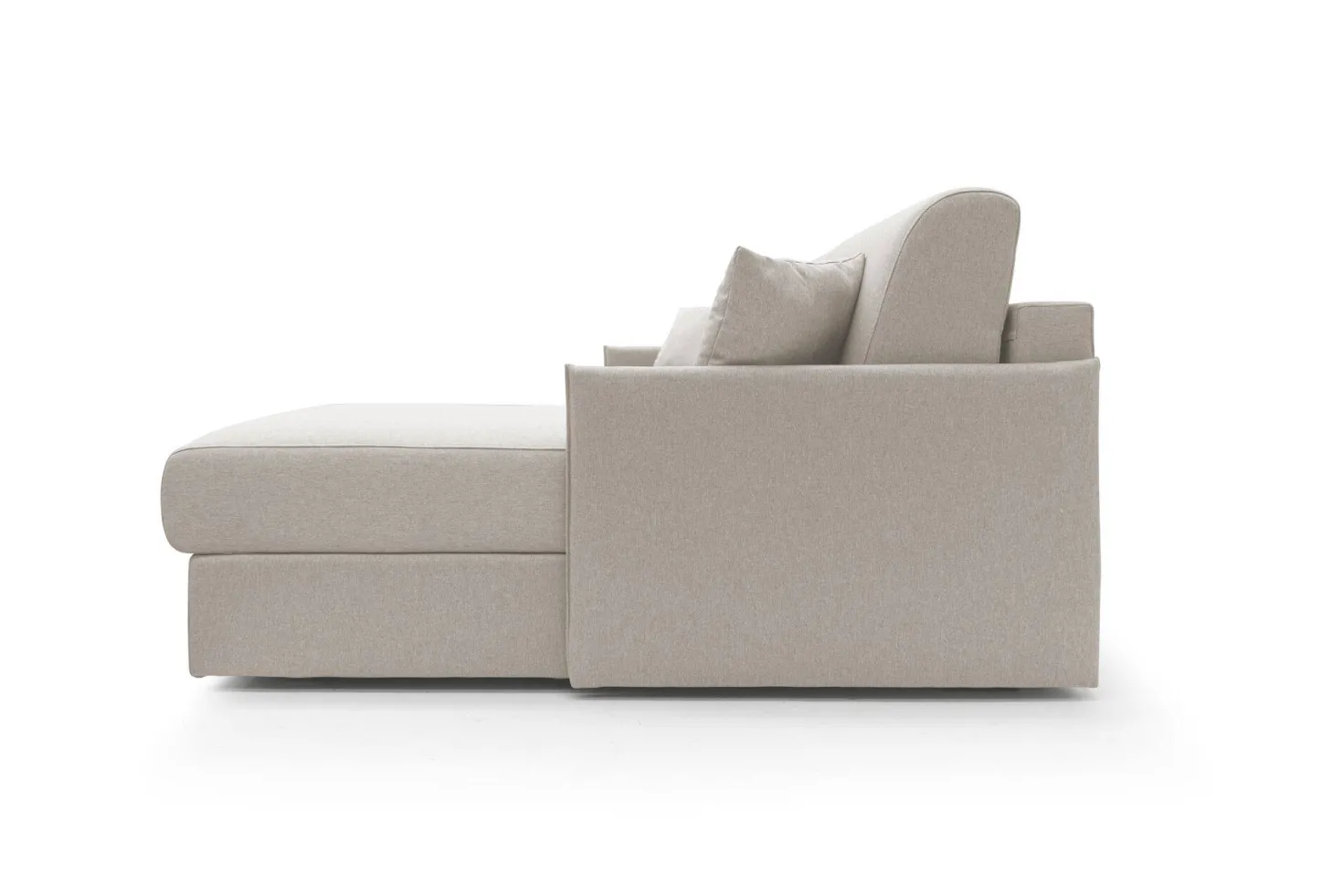 Canapé d'angle réversible tissu déhoussable Arthur