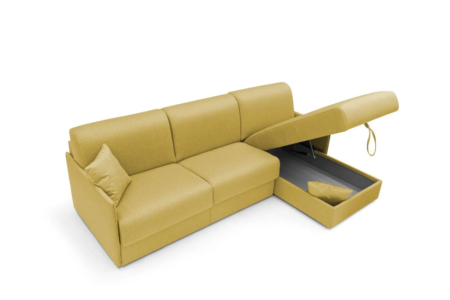Canapé d'angle réversible tissu déhoussable Arthur