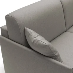 Canapé d'angle réversible tissu déhoussable Arthur
