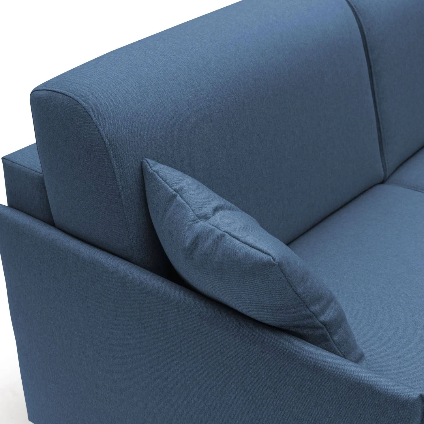 Canapé d'angle réversible tissu déhoussable Arthur