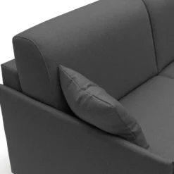 Canapé d'angle réversible tissu déhoussable Arthur