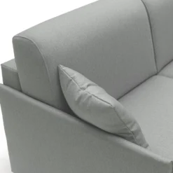 Canapé d'angle réversible tissu déhoussable Arthur