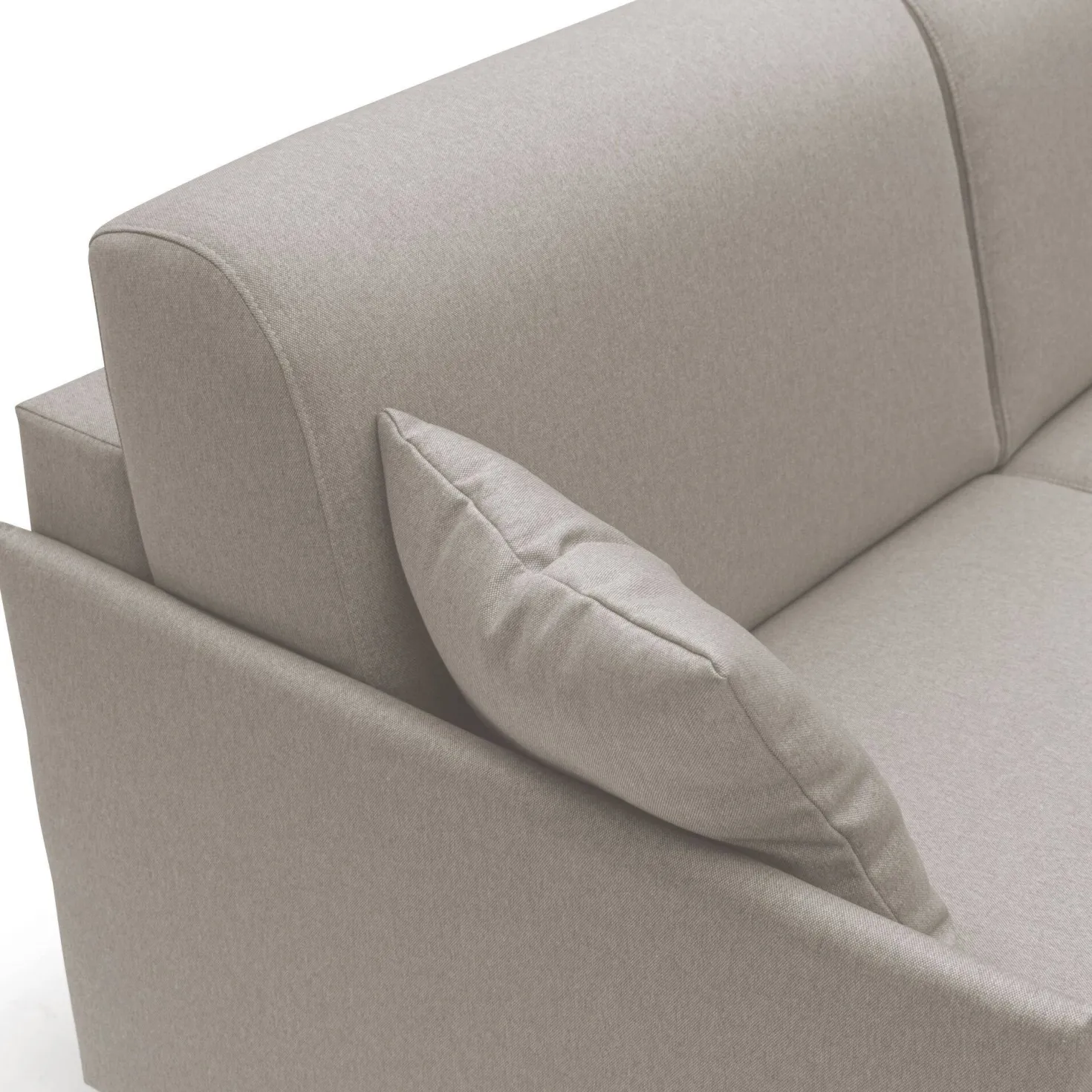 Canapé d'angle réversible tissu déhoussable Arthur
