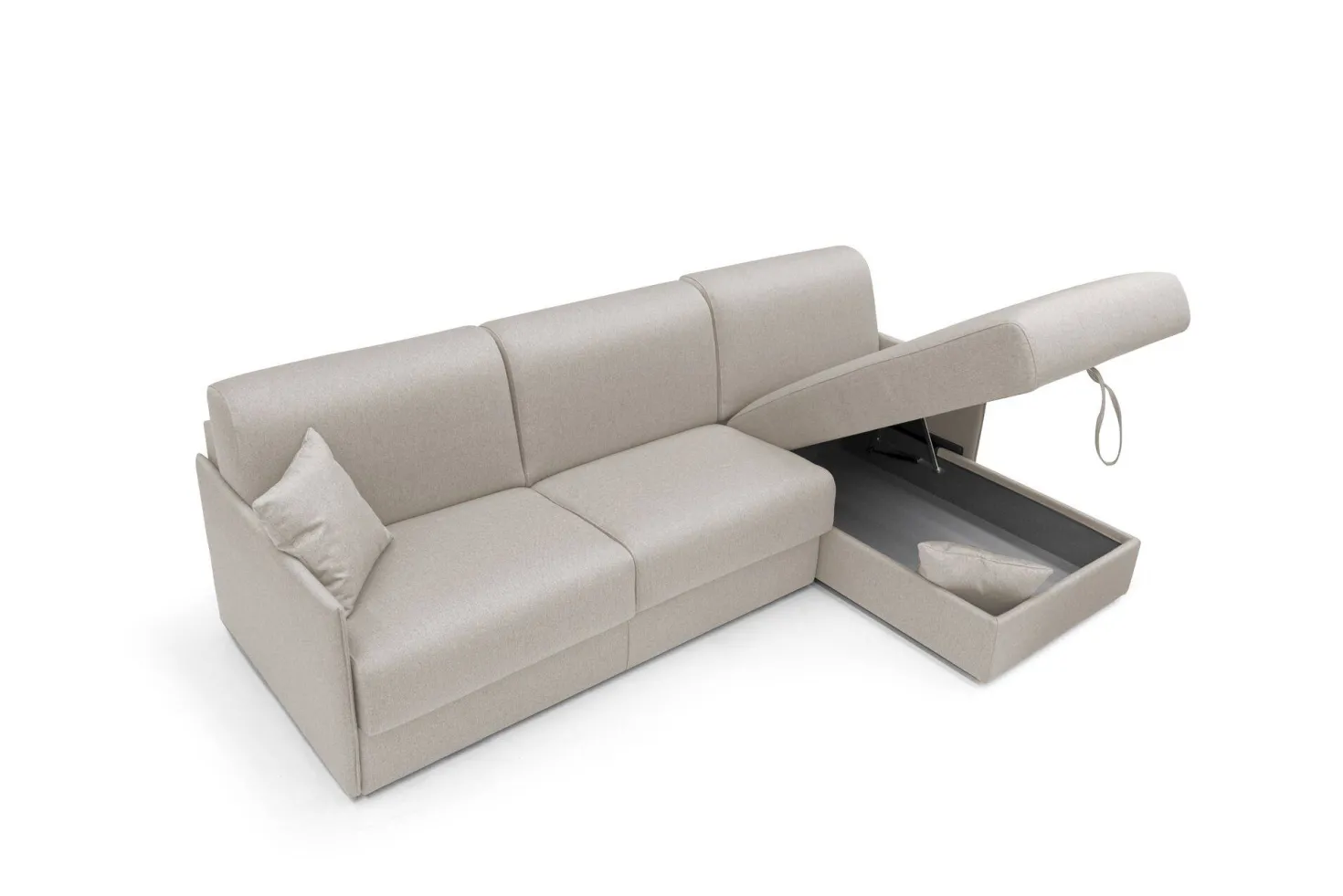 Canapé d'angle réversible tissu déhoussable Arthur