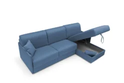 Canapé d'angle réversible tissu déhoussable Arthur