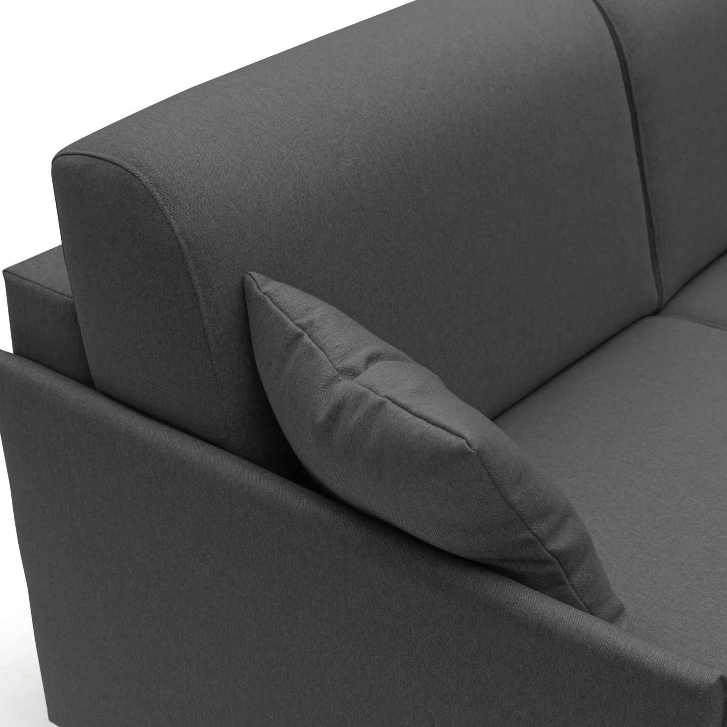 Canapé d'angle réversible tissu déhoussable Arthur