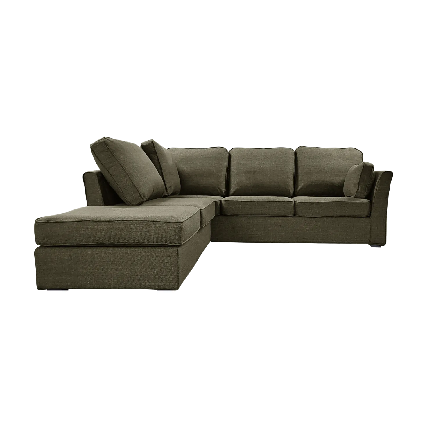 Canapé d'angle réversible tissu déhoussable Marbella