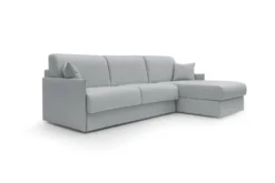 Canapé d'angle réversible tissu recyclé déhoussable Arthur