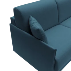 Canapé d'angle réversible tissu recyclé déhoussable Arthur