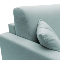 Canapé d'angle réversible tissu recyclé déhoussable Aubin