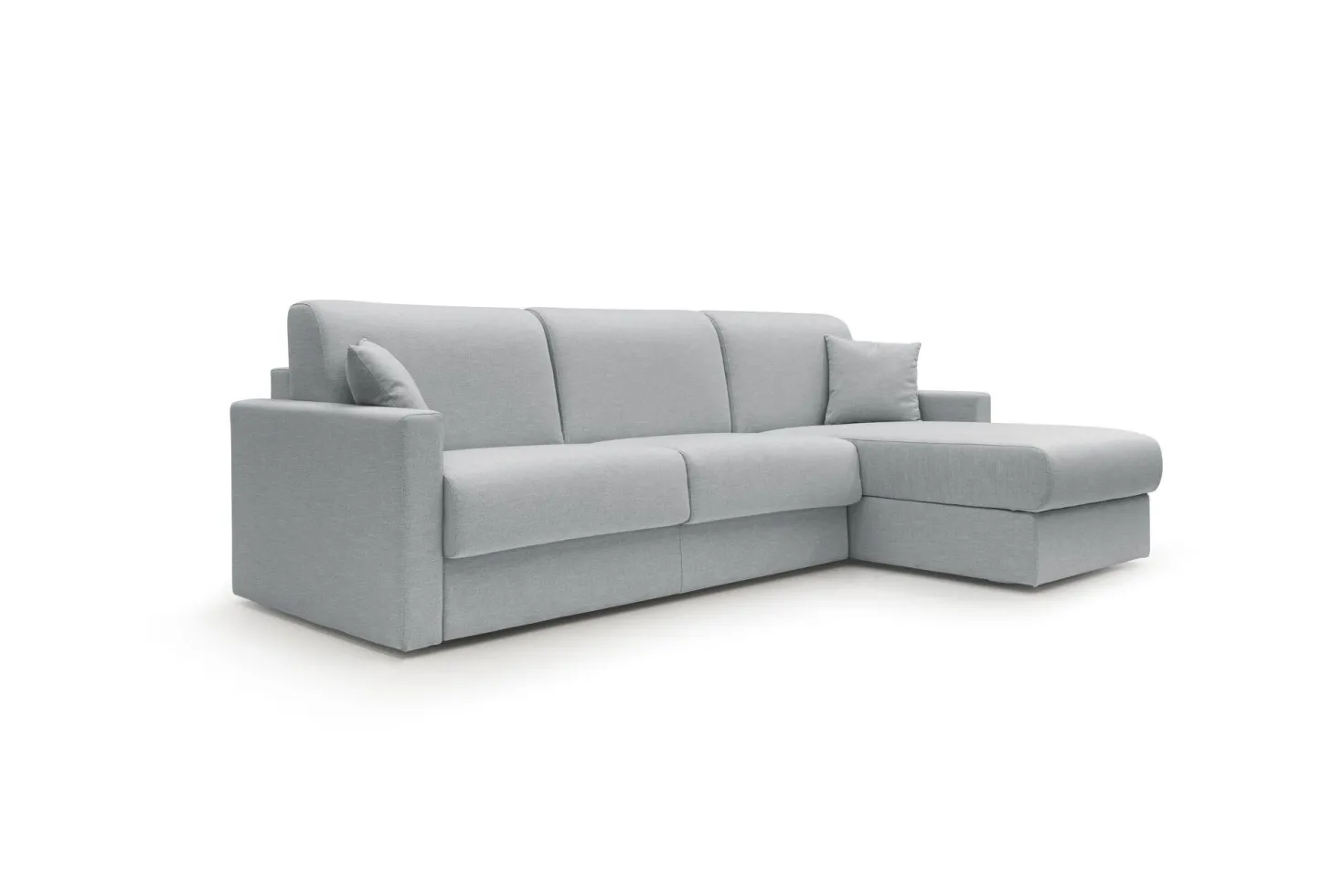 Canapé d'angle réversible tissu recyclé déhoussable Aubin