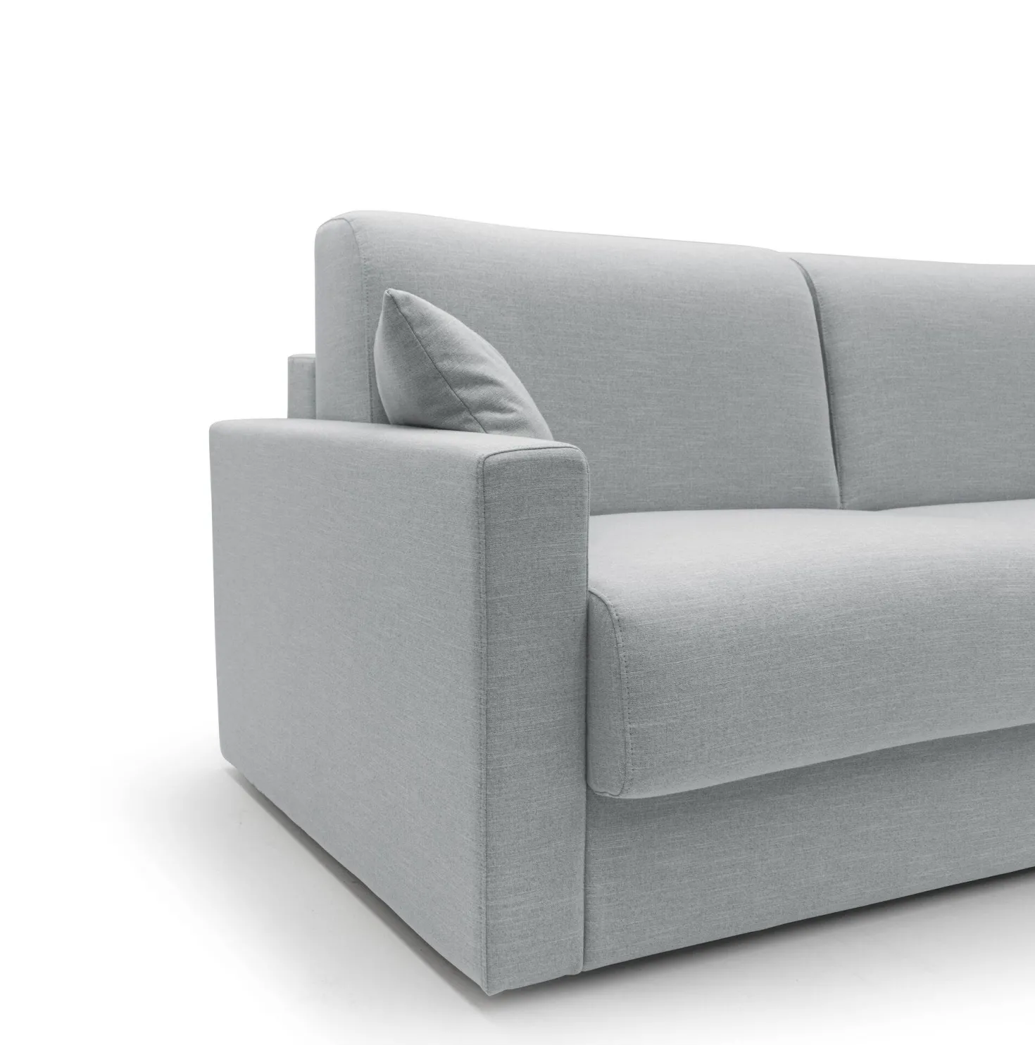 Canapé d'angle réversible tissu recyclé déhoussable Aubin