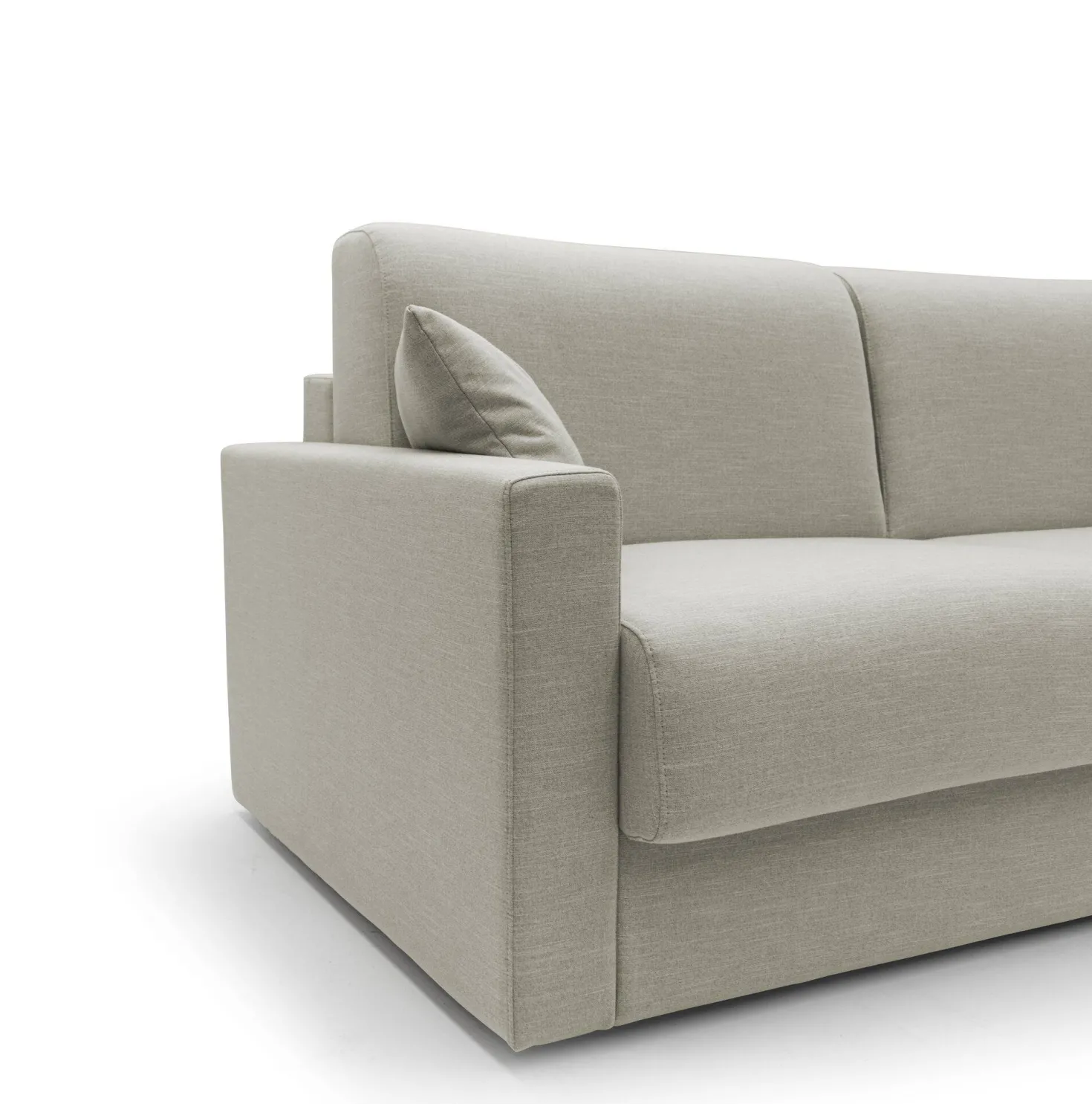 Canapé d'angle réversible tissu recyclé déhoussable Aubin