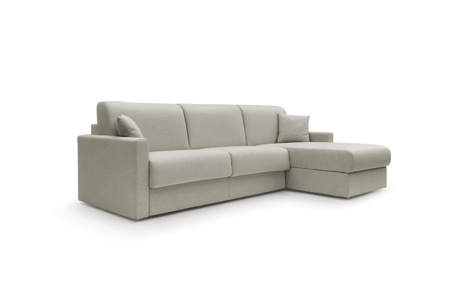 Canapé d'angle réversible tissu recyclé déhoussable Aubin