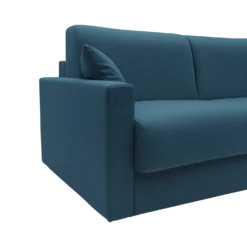 Canapé d'angle réversible tissu recyclé déhoussable Aubin