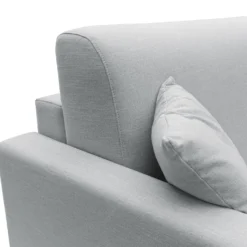 Canapé d'angle réversible tissu recyclé déhoussable Aubin