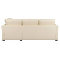 Canapé d'angle réversible tissu coton déhoussable Marbella