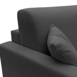 Canapé d'angle réversible tissu recyclé déhoussable Aubin