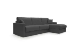Canapé d'angle réversible tissu recyclé déhoussable Aubin