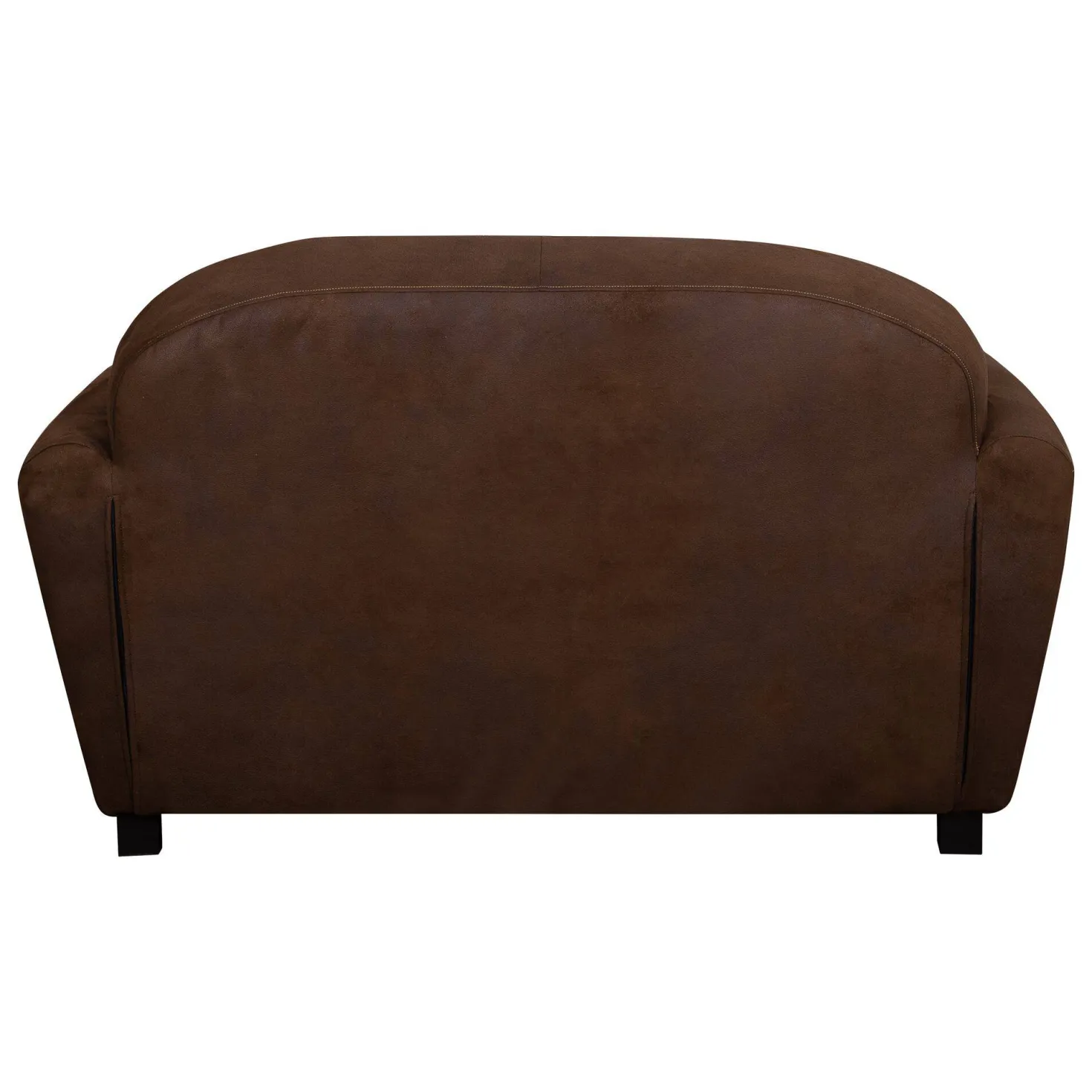 Canapé microfibre aspect cuir vieilli Owen