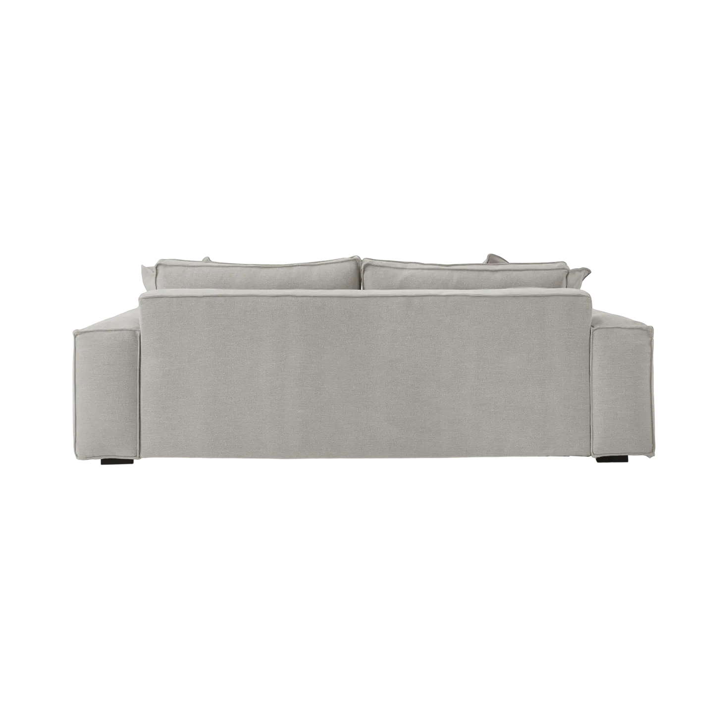 Canapé tissu effet lin Martin